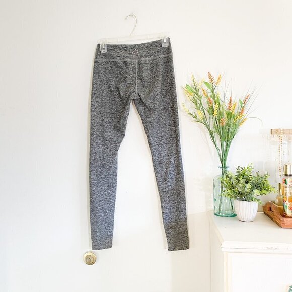 ☀️ BEYOND YOGA Dark Gray Marled Full Length Leggings Medium Casual Workout Pants - Picture 4 of 5